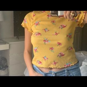 Cute summer floral top